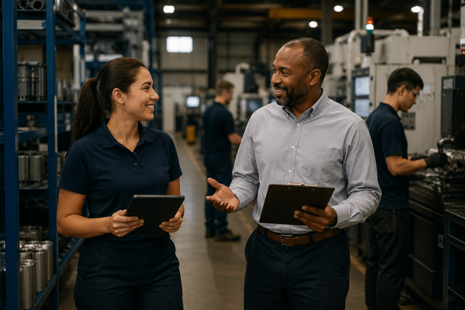 Manufacturing production environment in New England