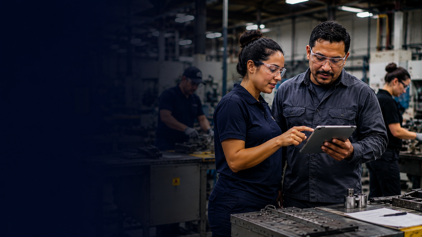 Manufacturing workforce in a production environment